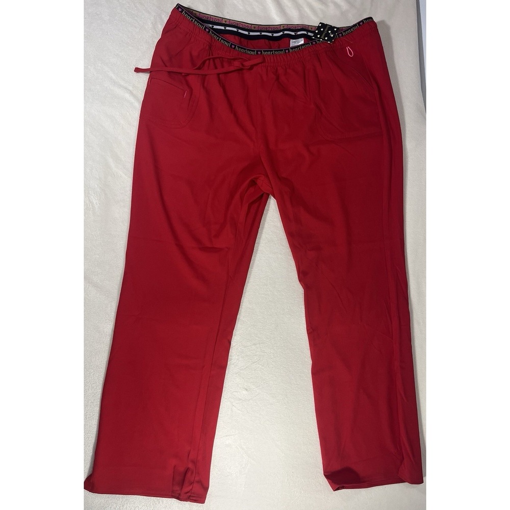 HeartSoul Scrub Pants 20110‎ 2XL Red
